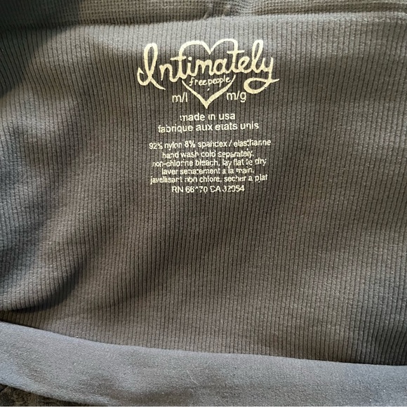 Free People Intimately Honeycomb Tube Top Size Medium/Large in Grey - Picture 8 of 8